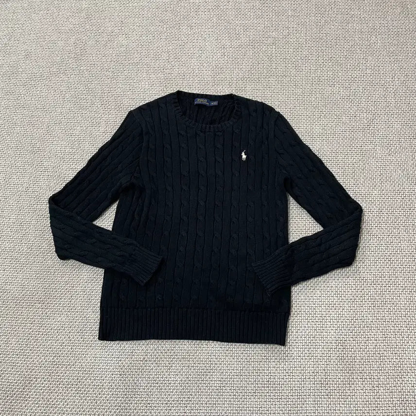 [BUNJANG] Polo Ralph Lauren Cable Knit Sweater / M 폴로 랄프로렌 꽈배기 여성 니트 N.9657