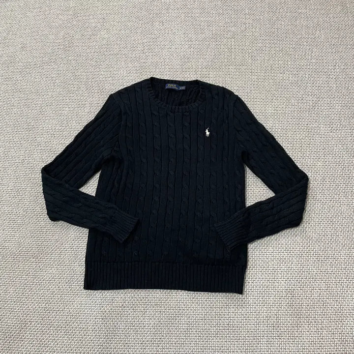 [BUNJANG] Polo Ralph Lauren Cable Knit Sweater / M 폴로 랄프로렌 꽈배기 여성 니트 N.9657