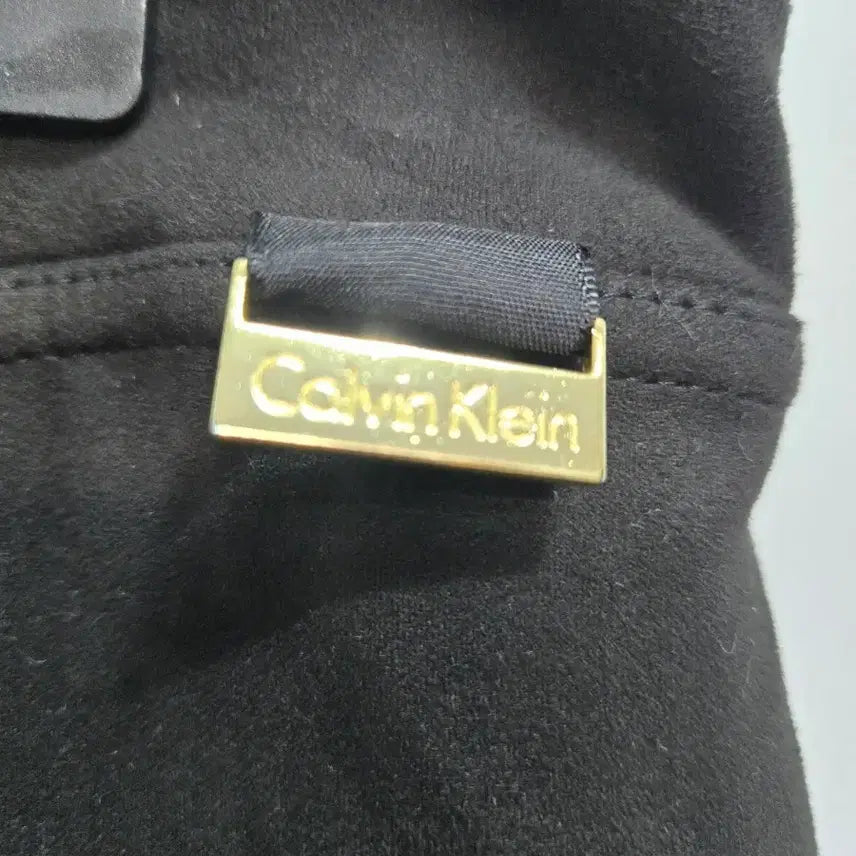 [BUNJANG] Calvin Klein Black Suede Pants M / 캘빈클라인 블랙 스웨이드 팬츠 M
