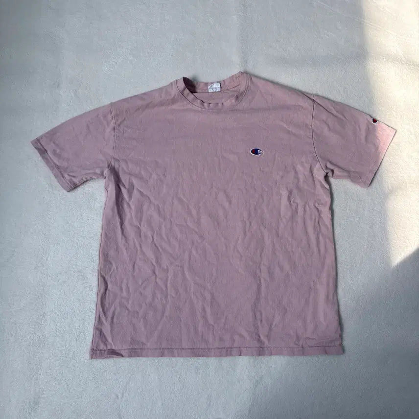 [BUNJANG] Champion Pink Short-Sleeve T-shirt / XL 챔피온 핑크 반팔티 0305T