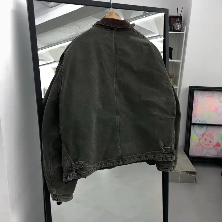 [BUNJANG] Carhartt OG J22 Moss Green Arctic Duck Canvas Work Jacket / 칼하트 OG J22 mos 모스그린 아크틱 빅사이즈 덕캔버스 워크자켓