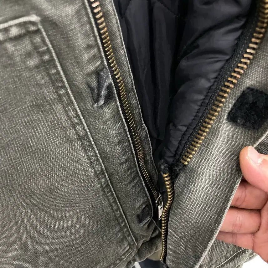 [BUNJANG] Carhartt OG J22 Moss Green Arctic Duck Canvas Work Jacket / 칼하트 OG J22 mos 모스그린 아크틱 빅사이즈 덕캔버스 워크자켓