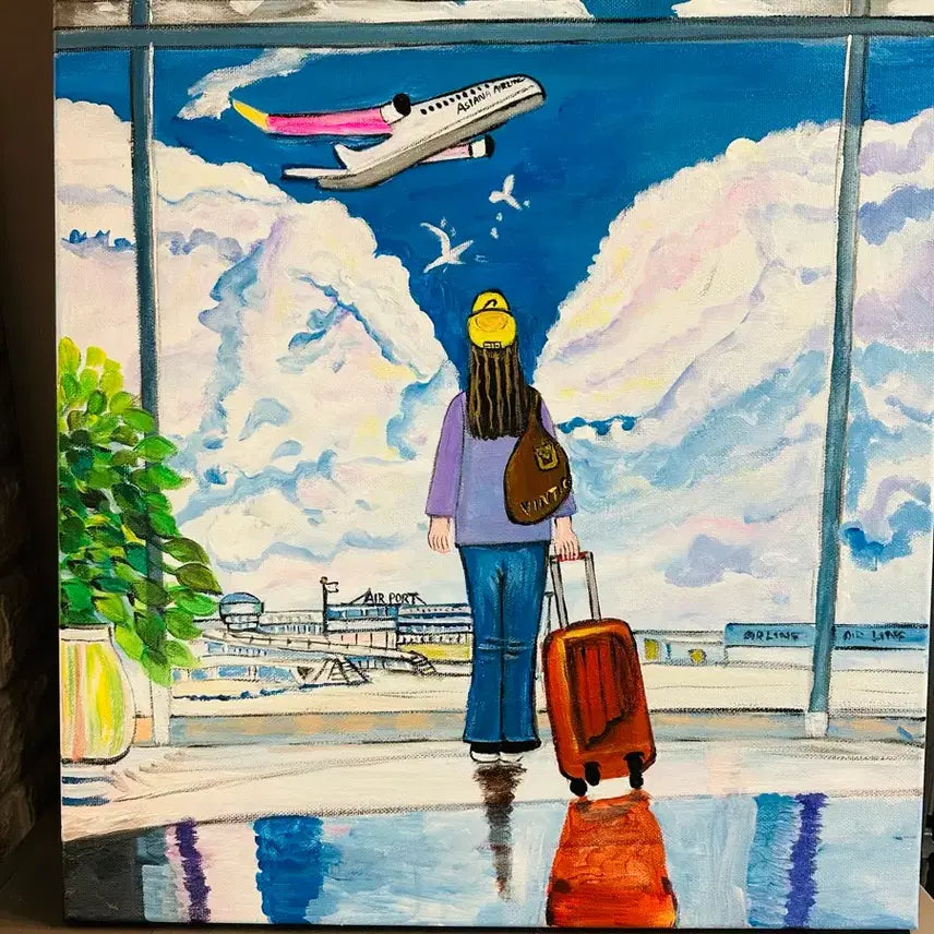 [BUNJANG] Traveler Acrylic Painting Canvas / 트레블러(아크릴화캔버스)