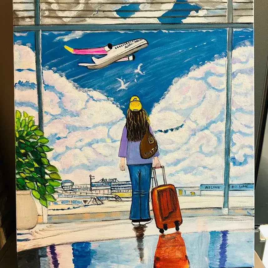 [BUNJANG] Traveler Acrylic Painting Canvas / 트레블러(아크릴화캔버스)