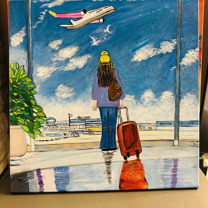 [BUNJANG] Traveler Acrylic Painting Canvas / 트레블러(아크릴화캔버스)