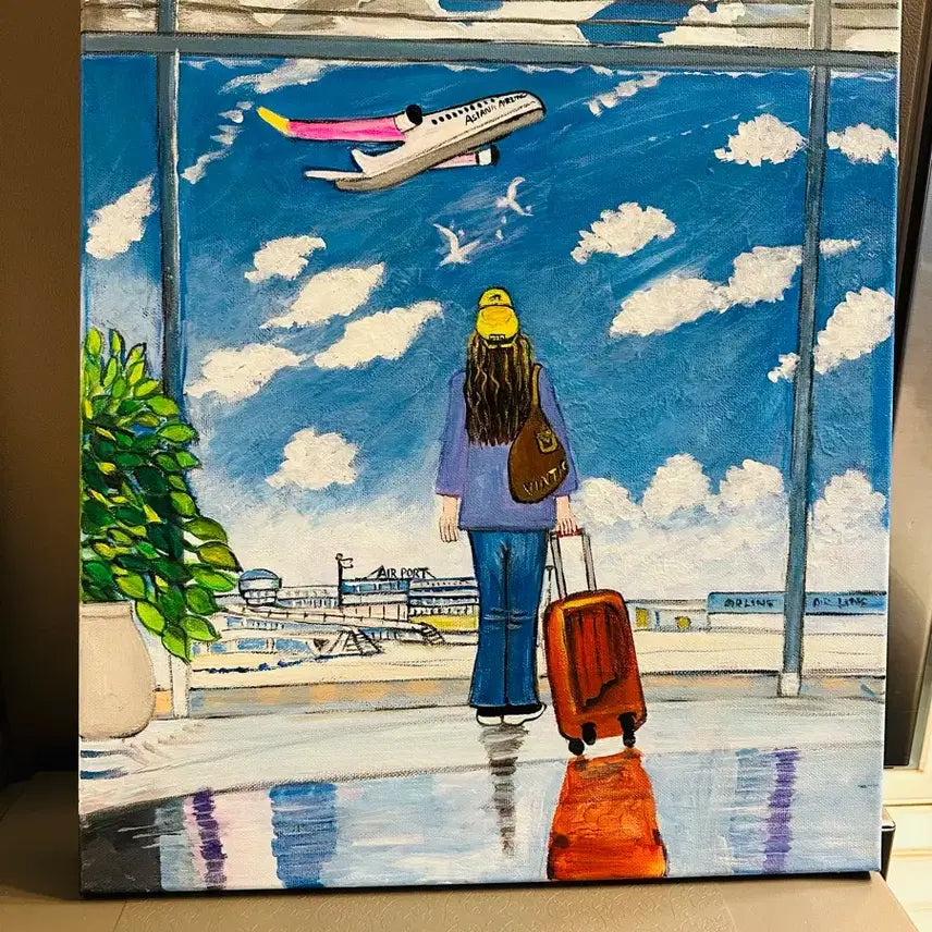 [BUNJANG] Traveler Acrylic Painting Canvas / 트레블러(아크릴화캔버스)