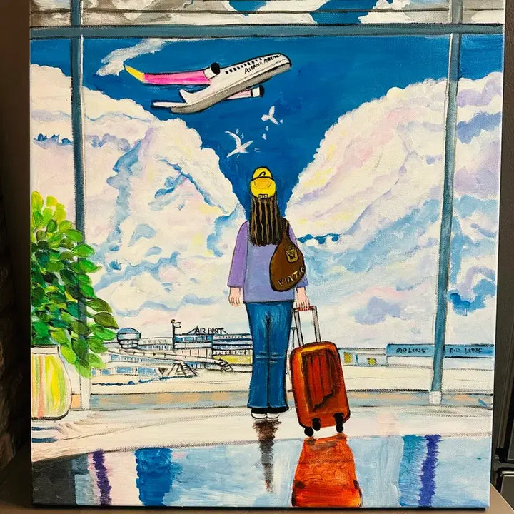[BUNJANG] Traveler Acrylic Painting Canvas / 트레블러(아크릴화캔버스)
