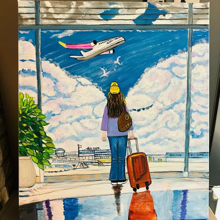 [BUNJANG] Traveler Acrylic Painting Canvas / 트레블러(아크릴화캔버스)
