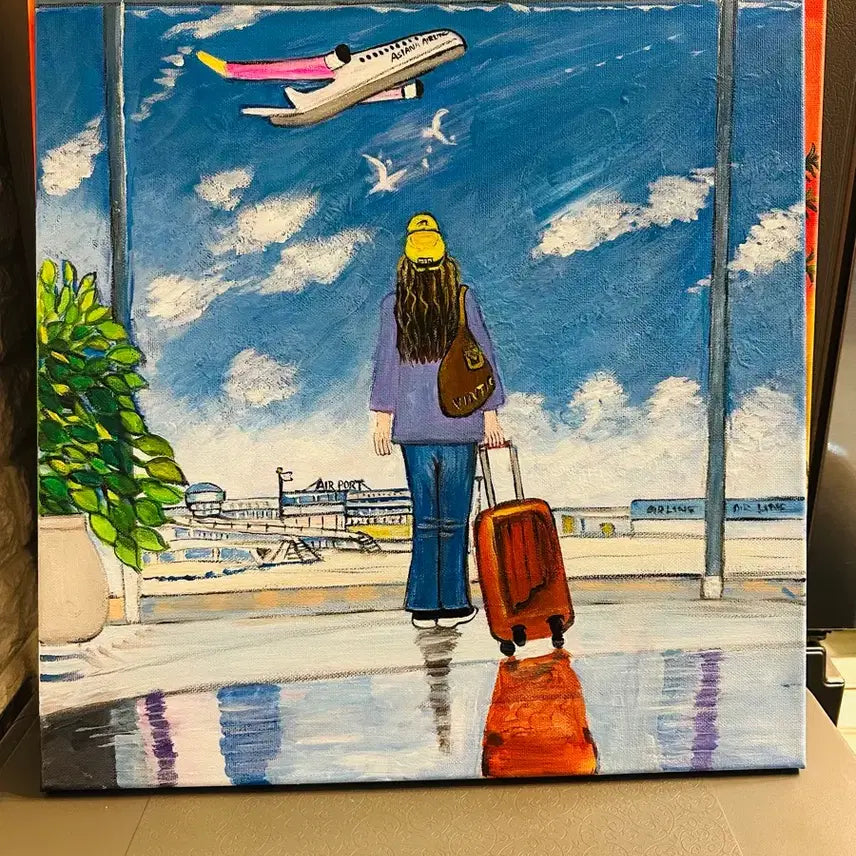 [BUNJANG] Traveler Acrylic Painting Canvas / 트레블러(아크릴화캔버스)