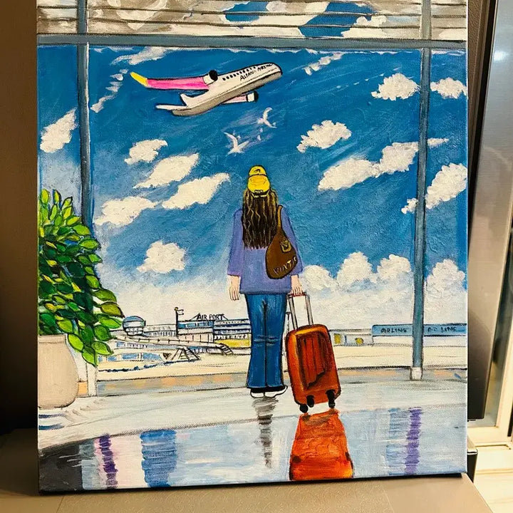 [BUNJANG] Traveler Acrylic Painting Canvas / 트레블러(아크릴화캔버스)