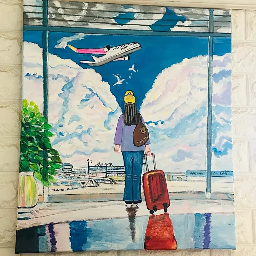 [BUNJANG] Traveler Acrylic Painting Canvas / 트레블러(아크릴화캔버스)
