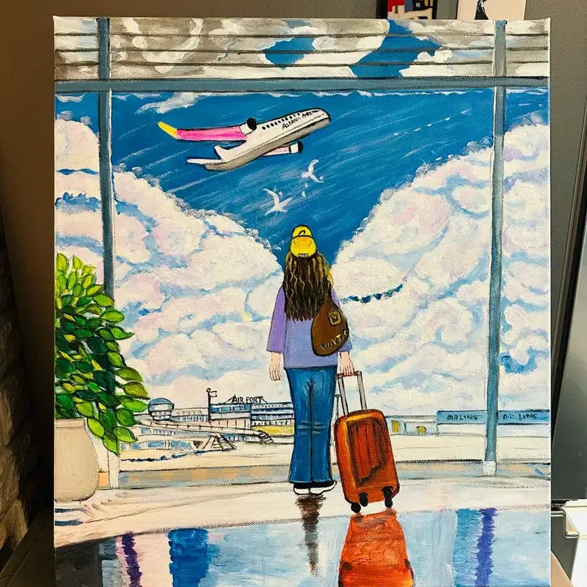 [BUNJANG] Traveler Acrylic Painting Canvas / 트레블러(아크릴화캔버스)