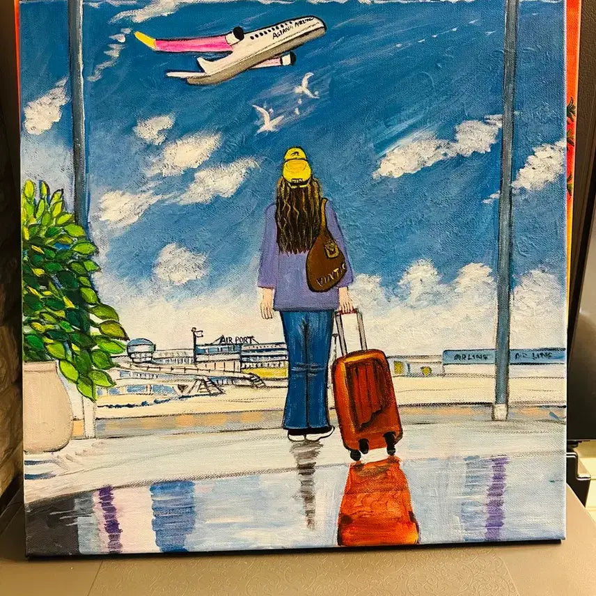 [BUNJANG] Traveler Acrylic Painting Canvas / 트레블러(아크릴화캔버스)