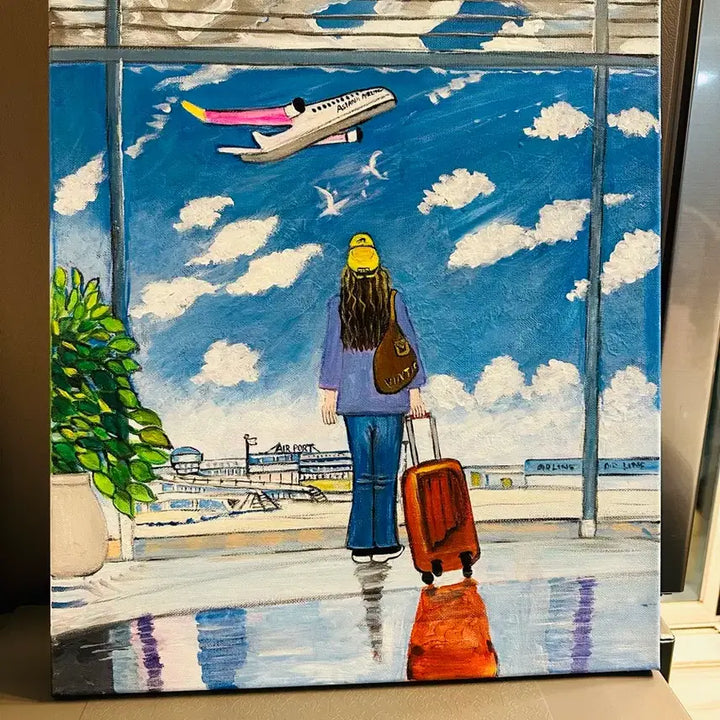 [BUNJANG] Traveler Acrylic Painting Canvas / 트레블러(아크릴화캔버스)