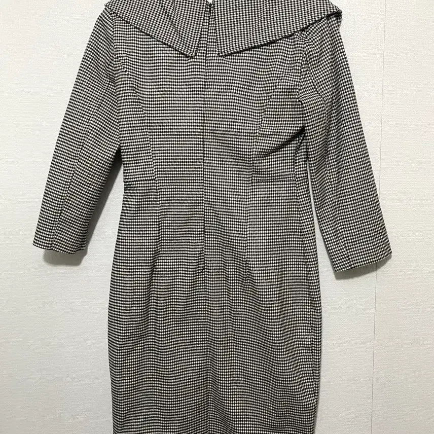 [BUNJANG] Glow Nymph Handburn Checkered Dress / 글로우앤님프 핸번 원피스