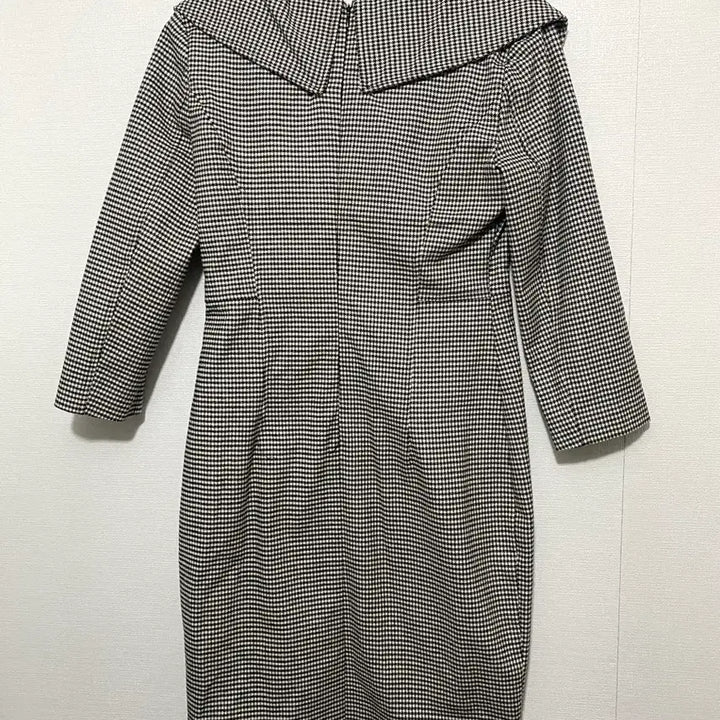 [BUNJANG] Glow Nymph Handburn Checkered Dress / 글로우앤님프 핸번 원피스