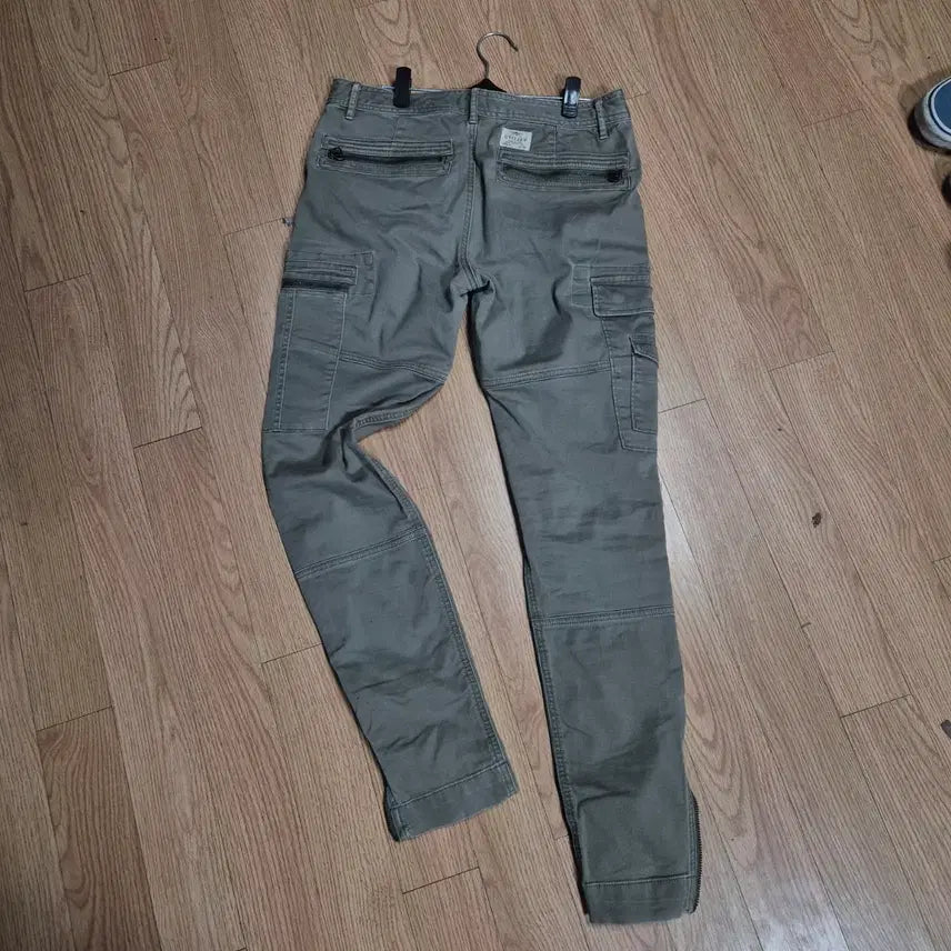 [BUNJANG] Polo Ralph Lauren Khaki Cargo Pants / 폴로 랄프로렌 (남여공용)카키색 지퍼 디테일 카고 바지