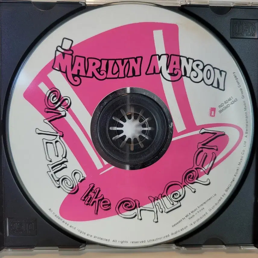 [BUNJANG] Marilyn Manson Smells Like Children CD / 마릴린 맨슨 Smells Like Children CD