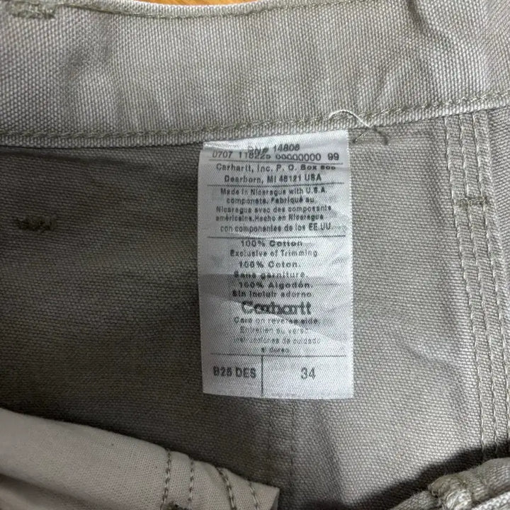 [BUNJANG] Carhartt 34 Short Pants / 칼하트 숏팬츠 34