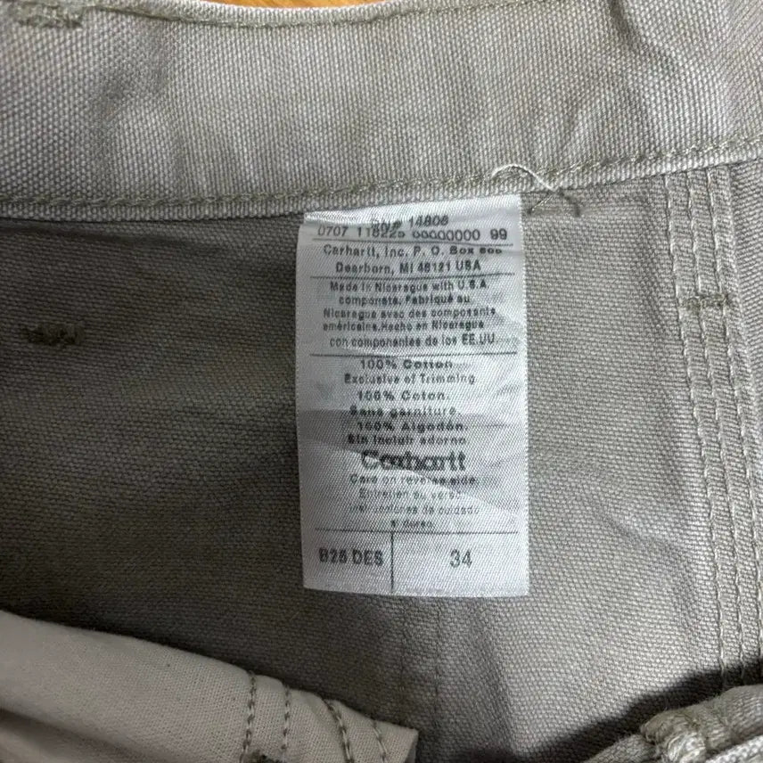 [BUNJANG] Carhartt 34 Short Pants / 칼하트 숏팬츠 34
