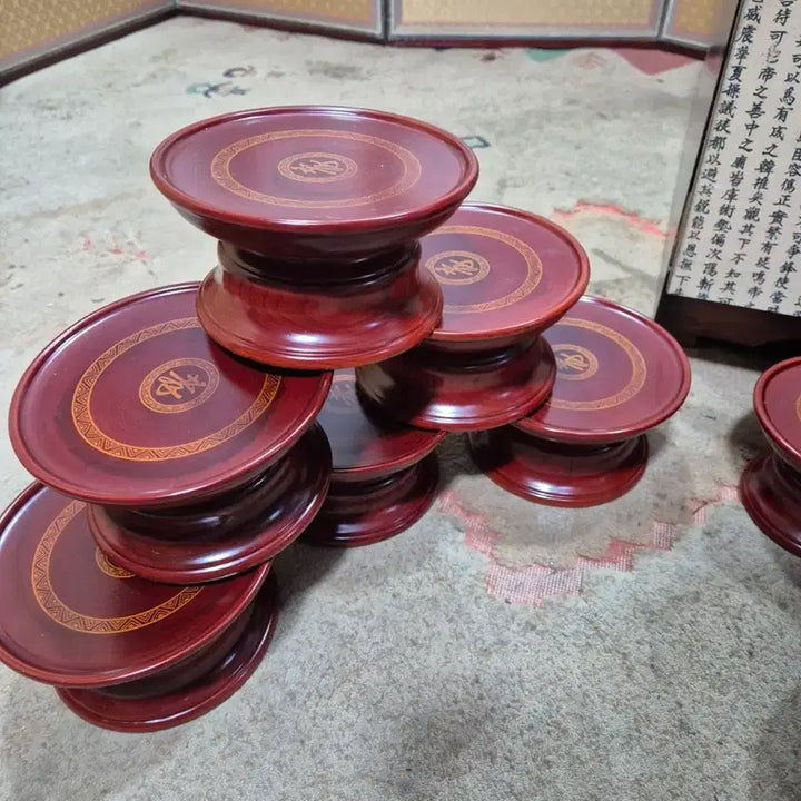 [BUNJANG] Namwon Wooden Ritual Ware and Phoenix Altar Box Set / 제수용품 남원목제기와 봉황제기함 반닫이 세트