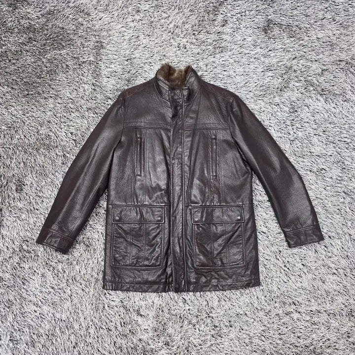 [BUNJANG] Galaxy Leather Winter Coat (XL) - Men&