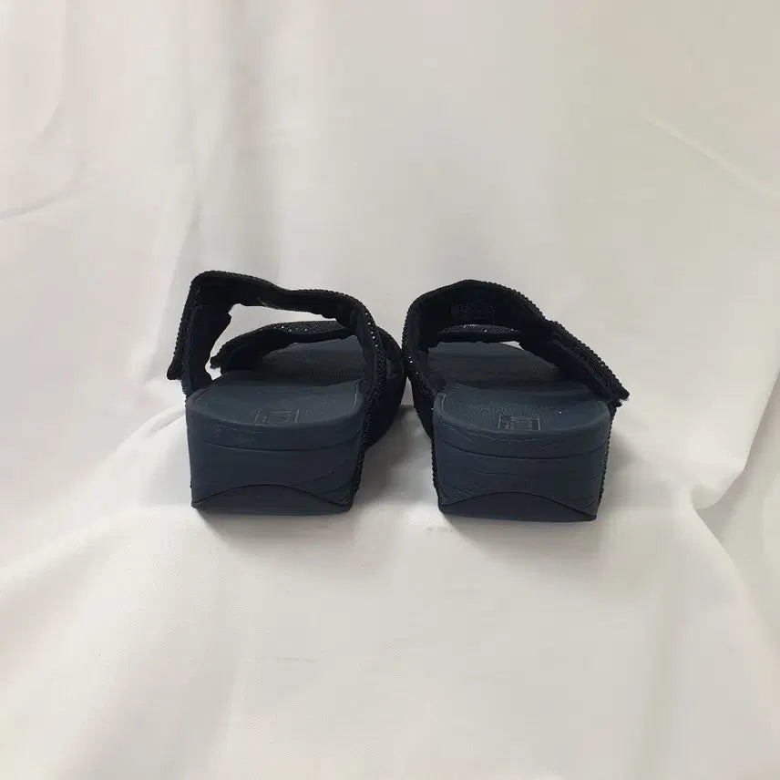 [SOLD OUT] 빈티지하서 225 핏플랍 미나 크리스탈 루루 슬라이드 샌들 슬리퍼