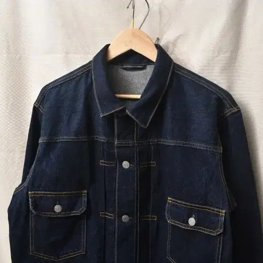 [BUNJANG] GU G.Jean Denim Trucker Jacket / GU 2세대 G쟌 데님 트러커 청자켓 L M0080