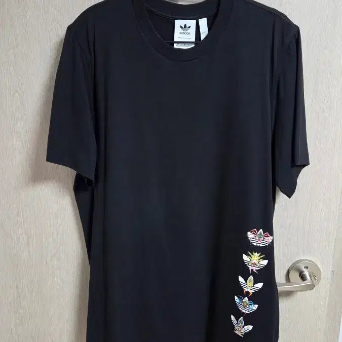 [BUNJANG] Adidas Black Printed T-shirt 2XL / 아디다스x 타나아미 케이이치 2XL