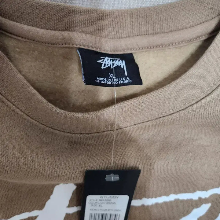 [BUNJANG] Stussy World Tour Sweatshirt XL / 스투시 월드 투어 맨투맨 XL 새상품(기모)