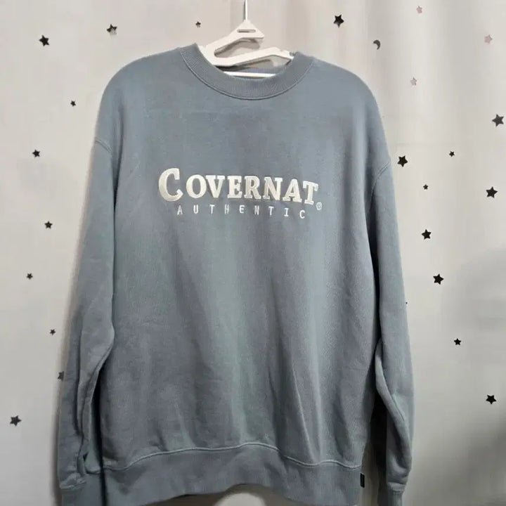 [BUNJANG] Covernat C Logo Sweatshirt Sky Blue S / 커버낫 C 로고 맨투맨 하늘색 S