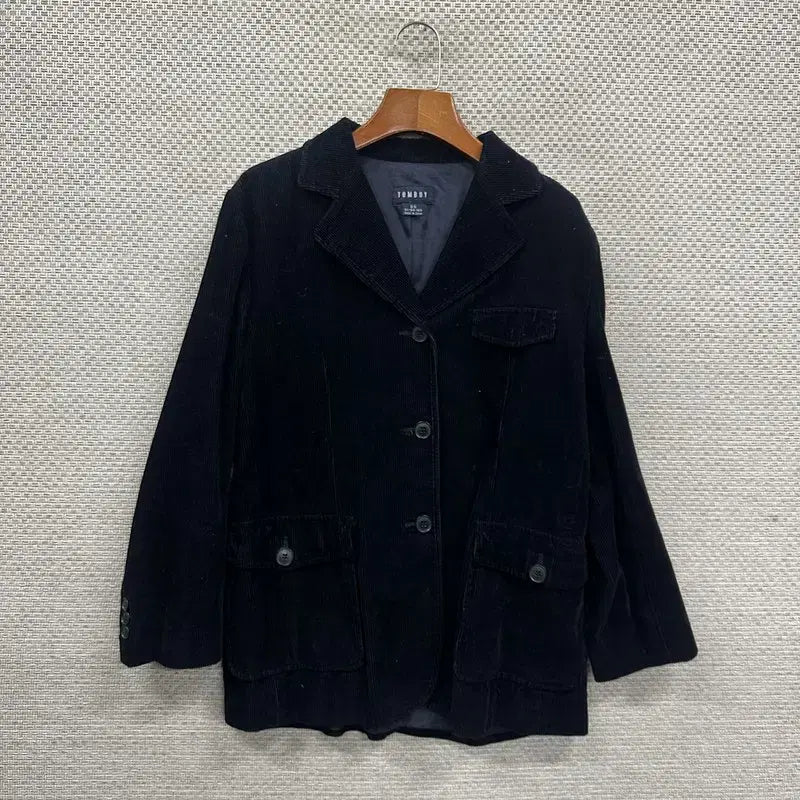 [BUNJANG] Tomboy Corduroy Blazer Jacket / 톰보이 코듀로이 골덴 블레이저 자켓 91 A07224