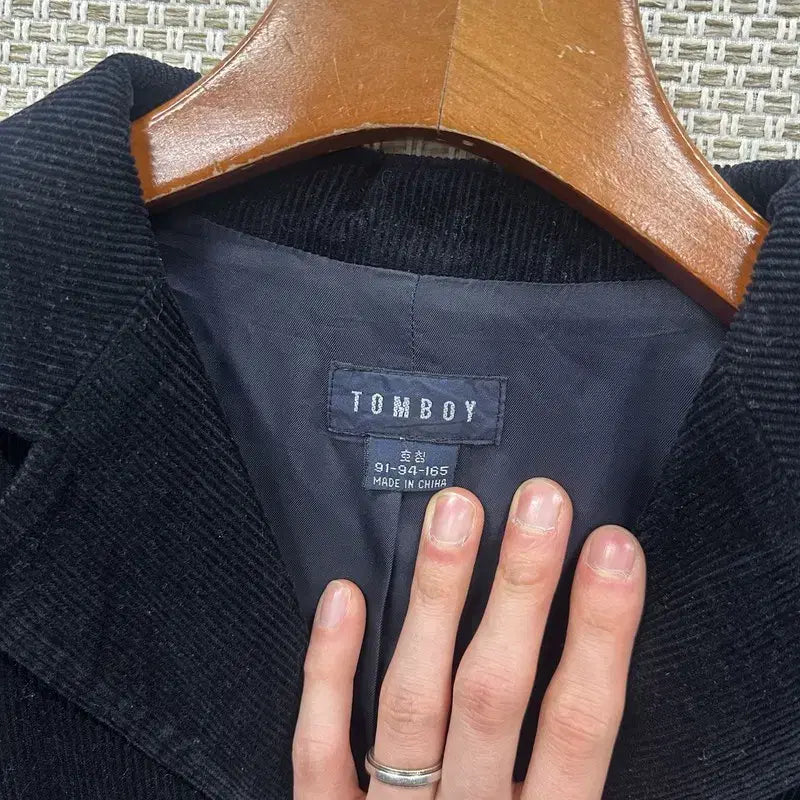 [BUNJANG] Tomboy Corduroy Blazer Jacket / 톰보이 코듀로이 골덴 블레이저 자켓 91 A07224