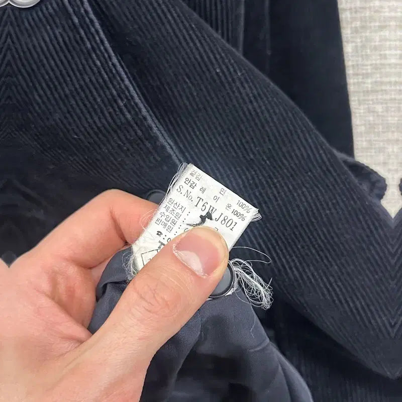 [BUNJANG] Tomboy Corduroy Blazer Jacket / 톰보이 코듀로이 골덴 블레이저 자켓 91 A07224