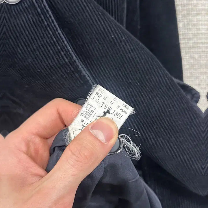 [BUNJANG] Tomboy Corduroy Blazer Jacket / 톰보이 코듀로이 골덴 블레이저 자켓 91 A07224
