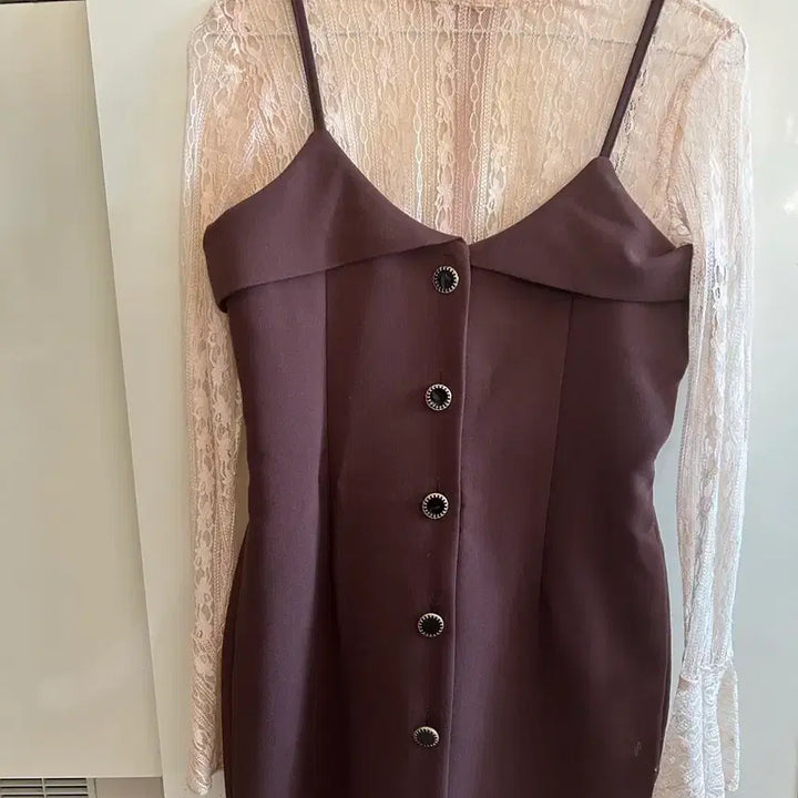 [BUNJANG] Layered Lace Dress / 원피스