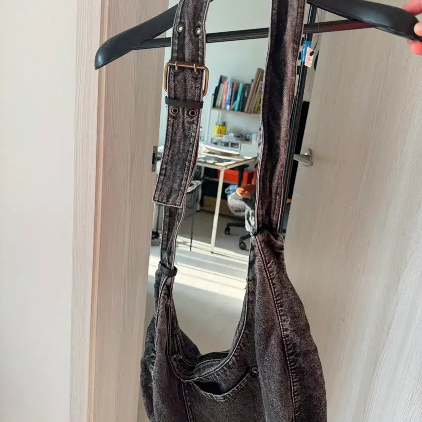 [BUNJANG] Vintage Washed Denim Shoulder Bag / 빈티지 워싱 숄더백(일본 편집샵)