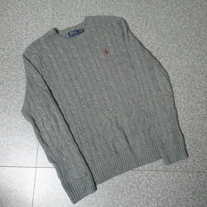 [BUNJANG] Polo Ralph Lauren Cable Knit Sweater / 폴로랄프로렌 꽈배기니트 판매합니다