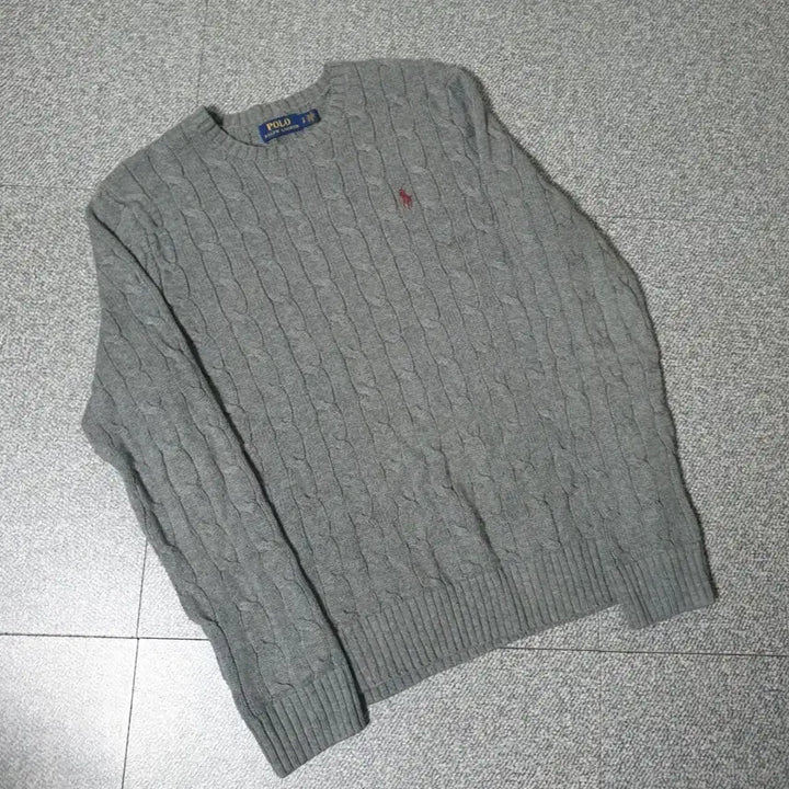 [BUNJANG] Polo Ralph Lauren Cable Knit Sweater / 폴로랄프로렌 꽈배기니트 판매합니다