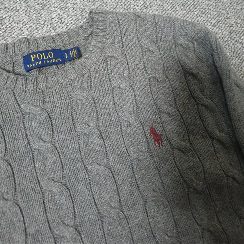[BUNJANG] Polo Ralph Lauren Cable Knit Sweater / 폴로랄프로렌 꽈배기니트 판매합니다
