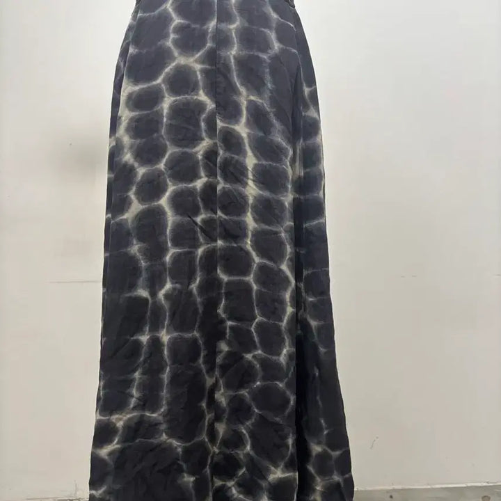 [SOLD OUT] 마시모드띠 블랙 패턴 롱 스커트