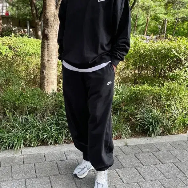 [BUNJANG] Nike Balloon Fit French Terry Training Pants / 나이키 벌룬핏/오버핏 트레이닝바지