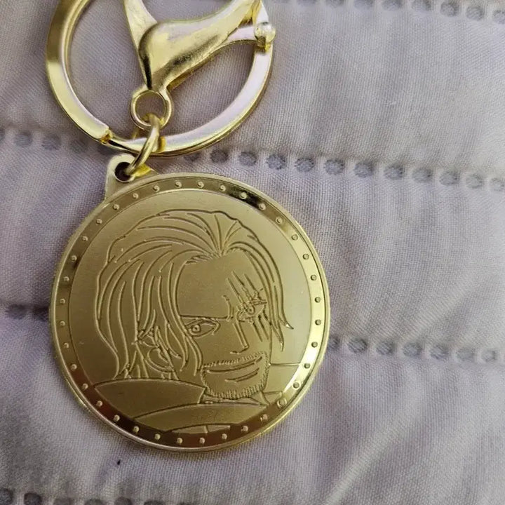 [BUNJANG] One Piece Shanks Metal Keyring / 원피스 샹크스 금속 키링