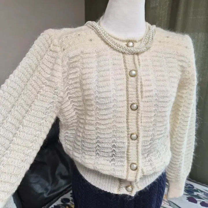 [BUNJANG] Knitting Detail Knit Jacket / [특가] 고퀄라인 니팅디테일  니트자켓