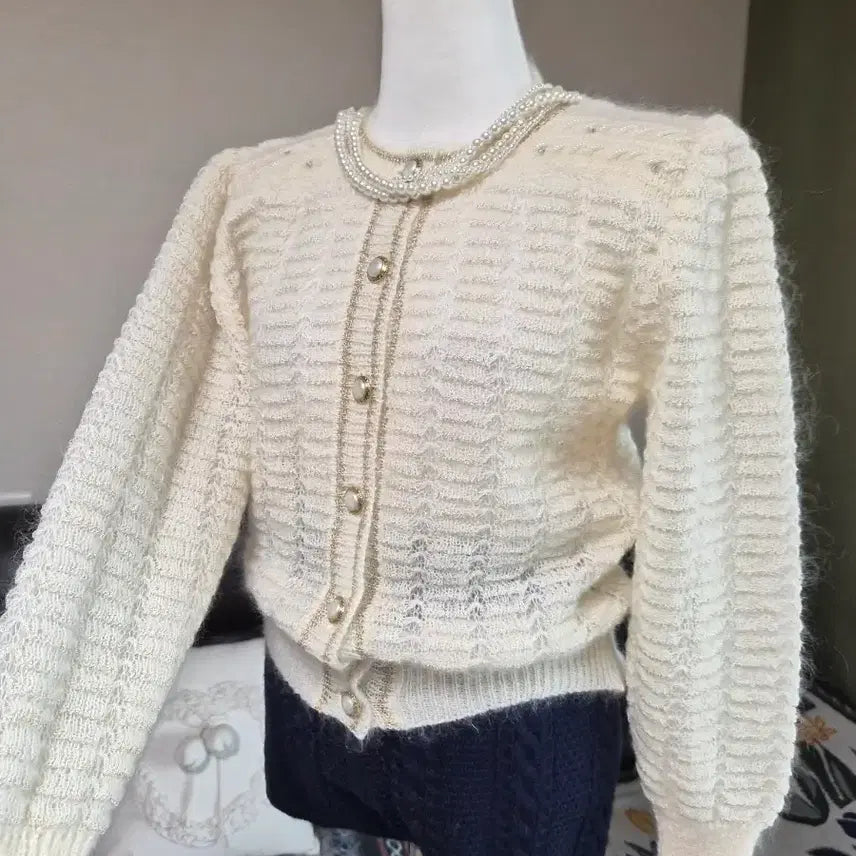 [BUNJANG] Knitting Detail Knit Jacket / [특가] 고퀄라인 니팅디테일  니트자켓