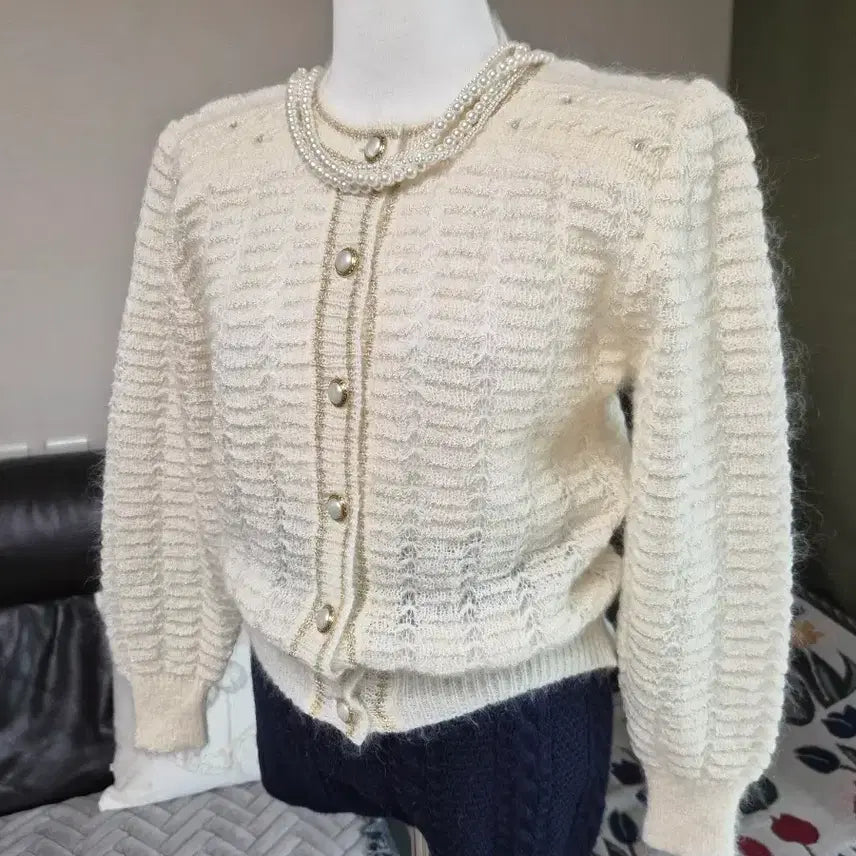 [BUNJANG] Knitting Detail Knit Jacket / [특가] 고퀄라인 니팅디테일  니트자켓