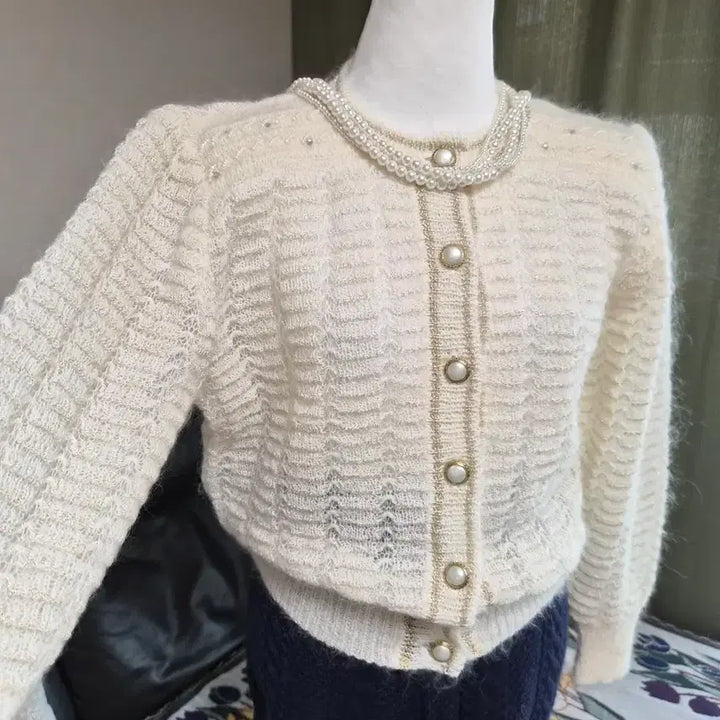 [BUNJANG] Knitting Detail Knit Jacket / [특가] 고퀄라인 니팅디테일  니트자켓