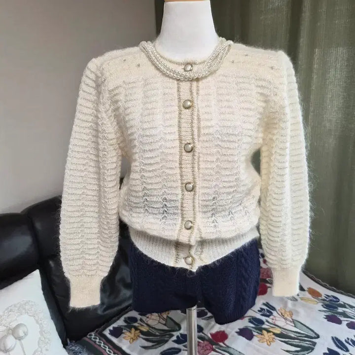 [BUNJANG] Knitting Detail Knit Jacket / [특가] 고퀄라인 니팅디테일  니트자켓