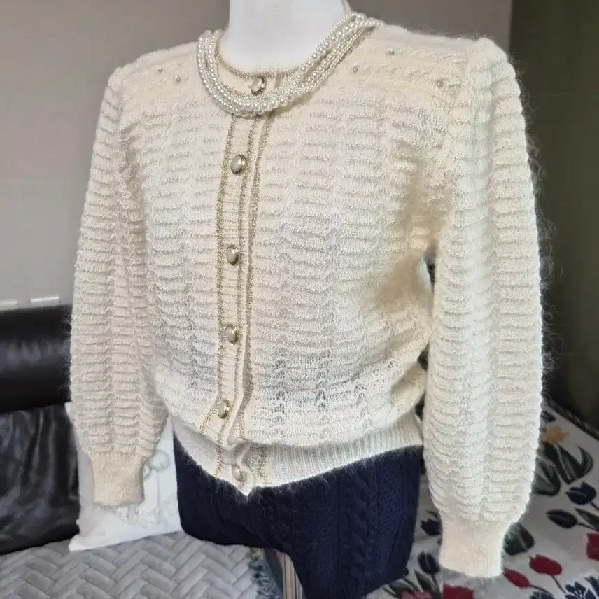 [BUNJANG] Knitting Detail Knit Jacket / [특가] 고퀄라인 니팅디테일  니트자켓