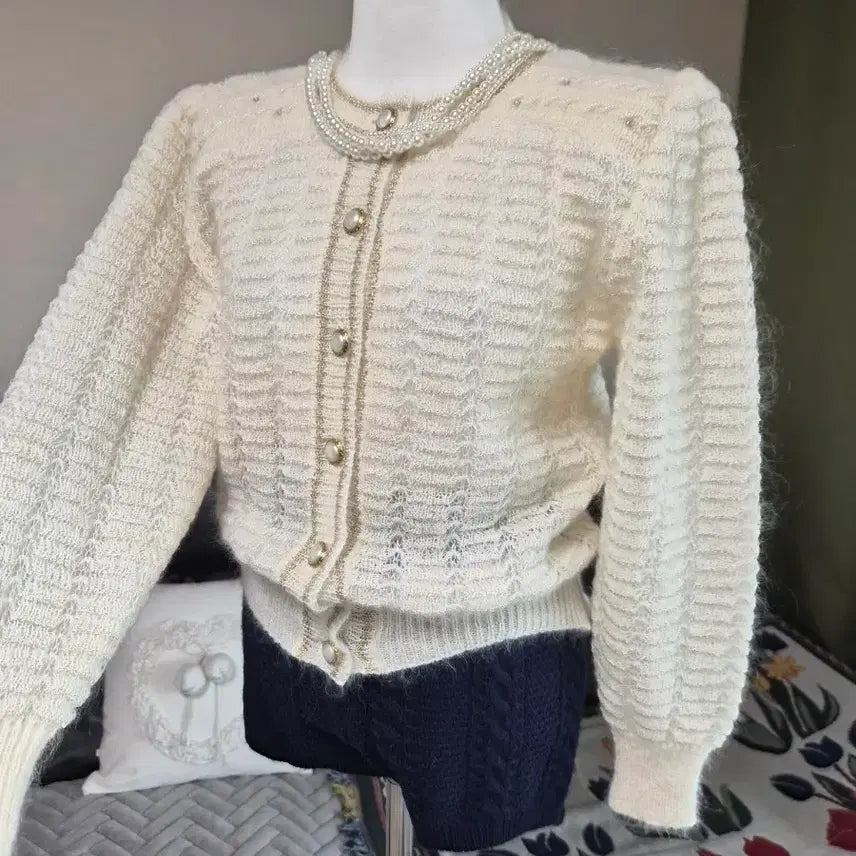 [BUNJANG] Knitting Detail Knit Jacket / [특가] 고퀄라인 니팅디테일  니트자켓